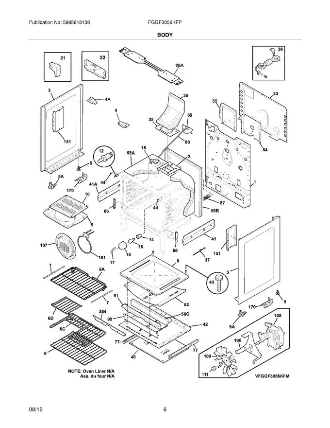 Diagram for FGGF3056KFP