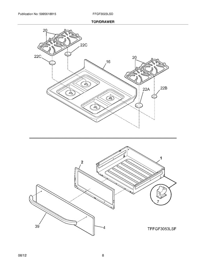 Diagram for FFGF3023LSD