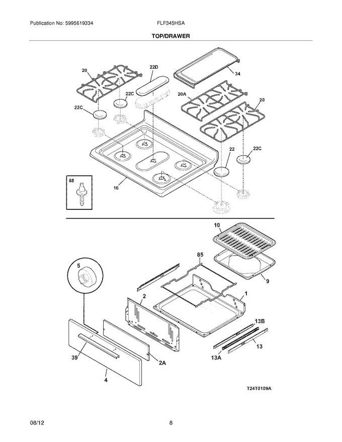 Diagram for FLF345HSA