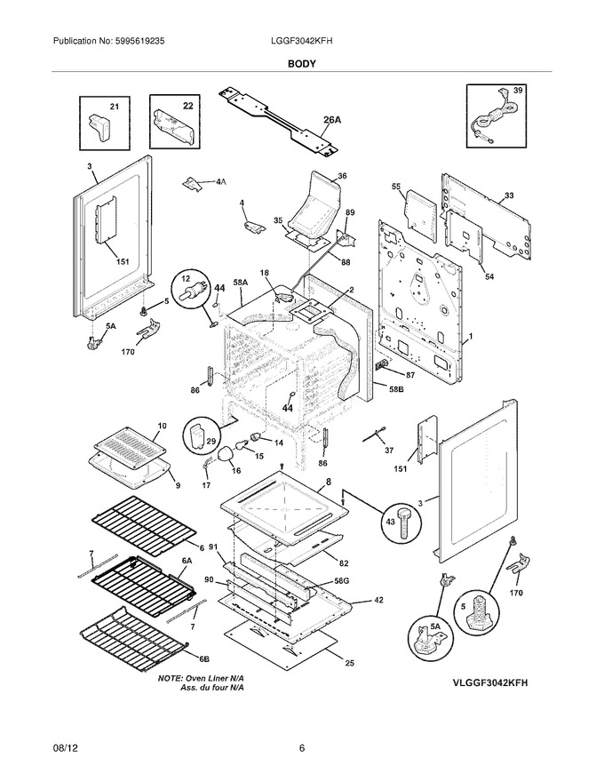 Diagram for LGGF3042KFH