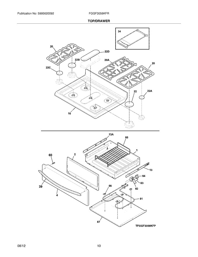 Diagram for FGGF3056KFR