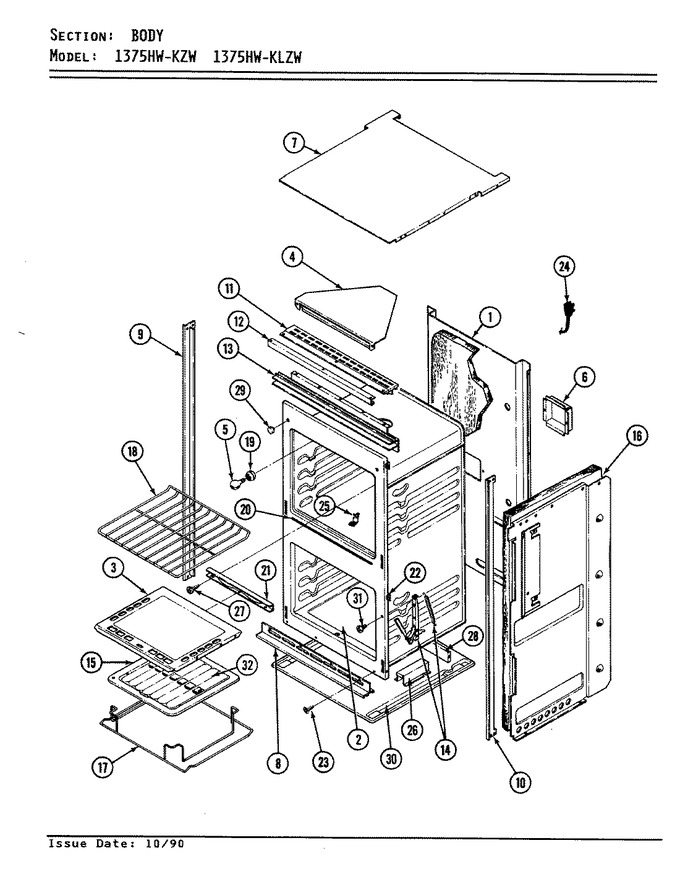 Diagram for 1375HW-KZW