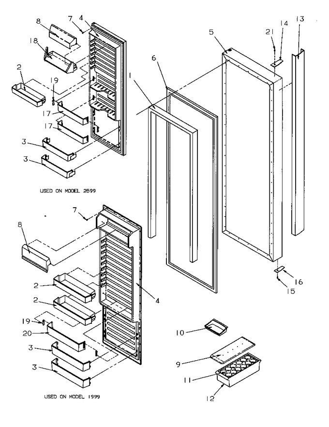 Diagram for 2599W (BOM: P1190419W W)