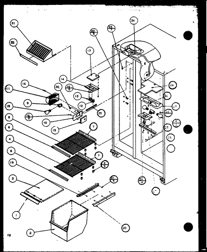 Diagram for 2599CIWW (BOM: P1121501W W)