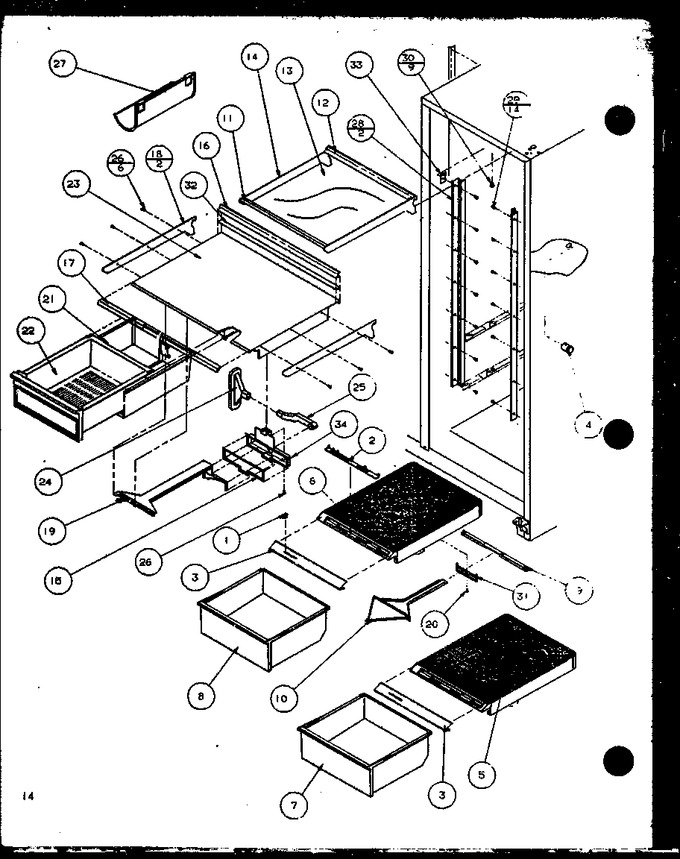 Diagram for 2599CIWA (BOM: P1121501W L)