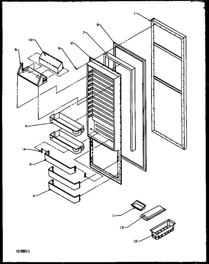Diagram for 2599CIWEW (BOM: P1170601W W)