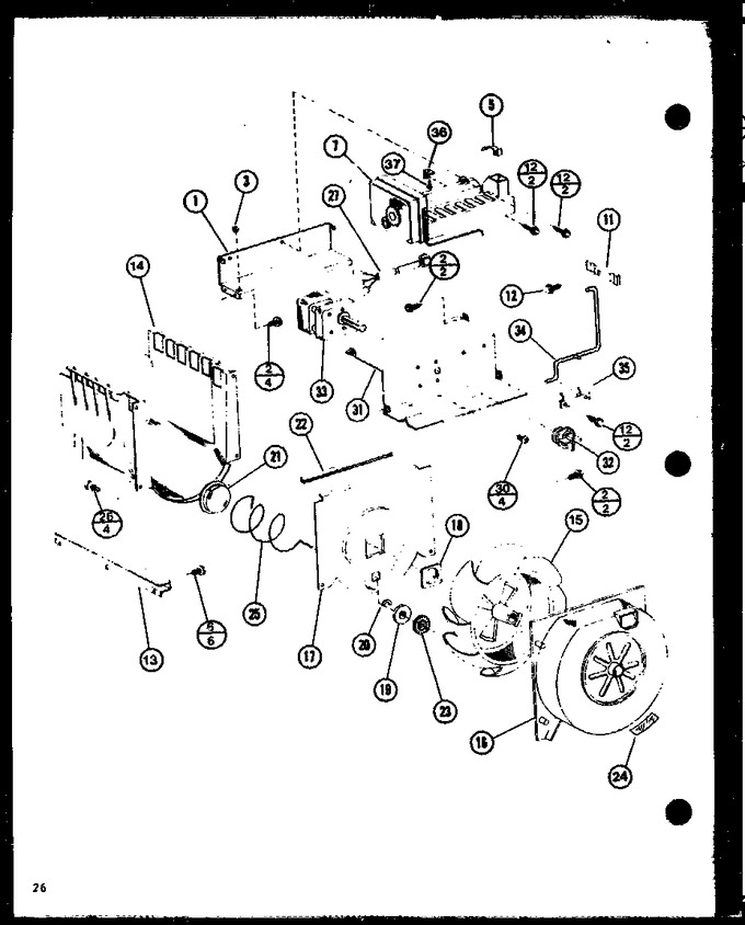Diagram for 2599IW (BOM: P7731404W)