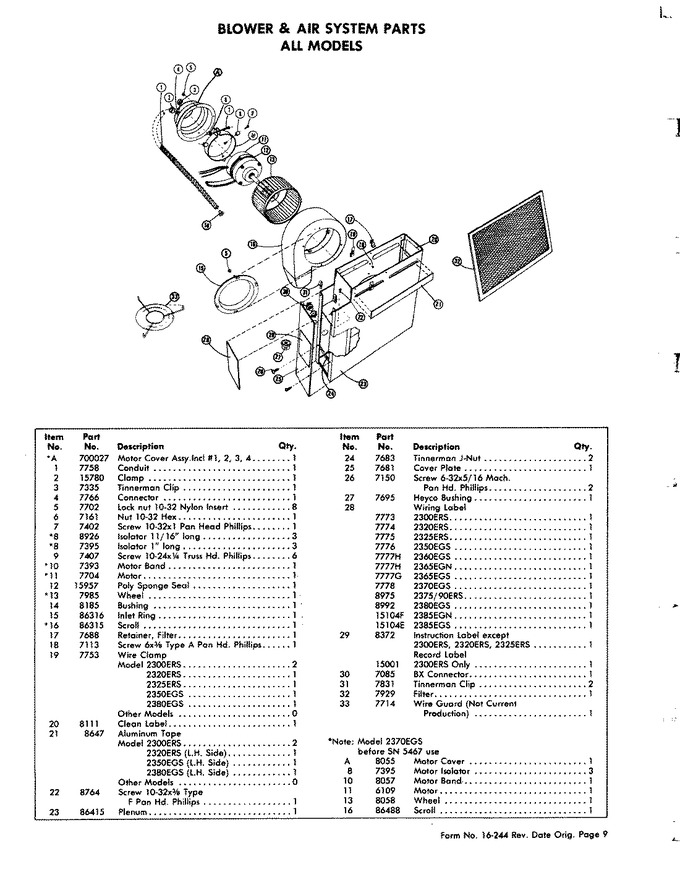 Diagram for 2390ERS