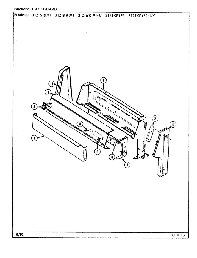 Diagram for 3121XRW-UX