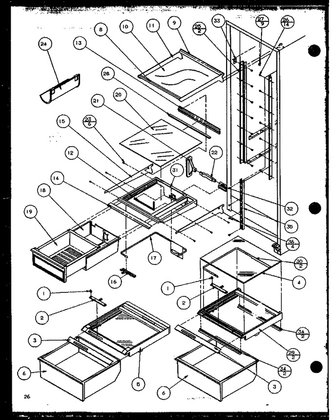 Diagram for 35501 (BOM: P1121711W W)
