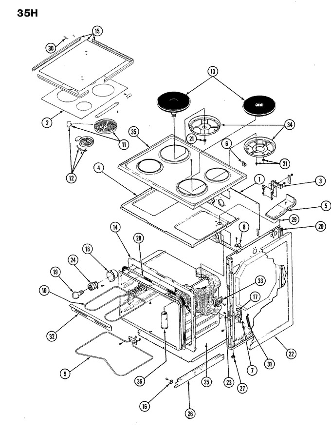 Diagram for 35HA-3EX-ON