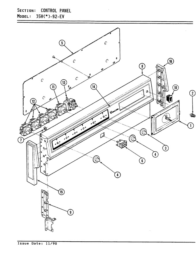 Diagram for B35HN-92W-EV