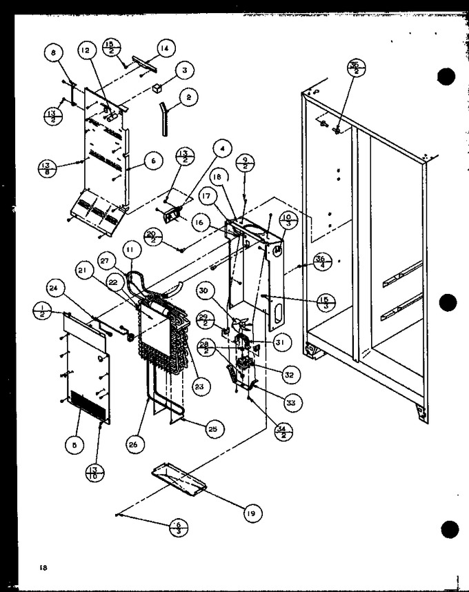 Diagram for 36041 (BOM: P1122101W W)