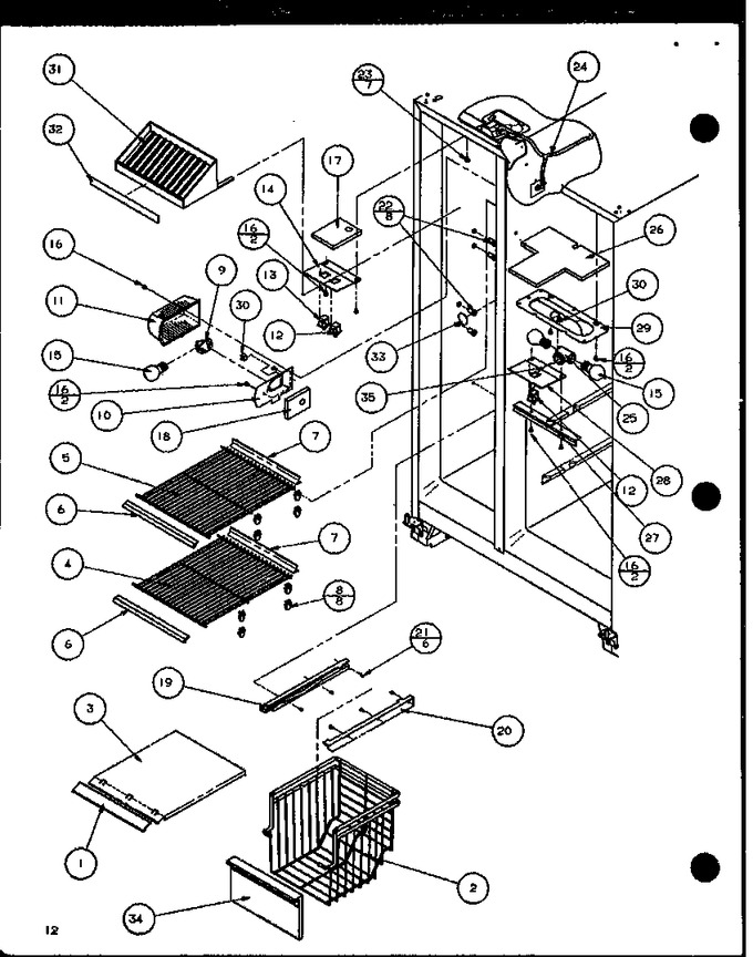 Diagram for 36098 (BOM: P1108704W)