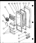 Diagram for 13 - Ref Door