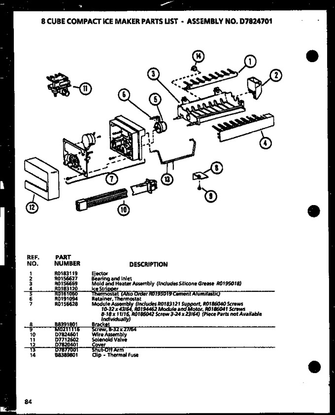 Diagram for 36561 (BOM: P1108502W)