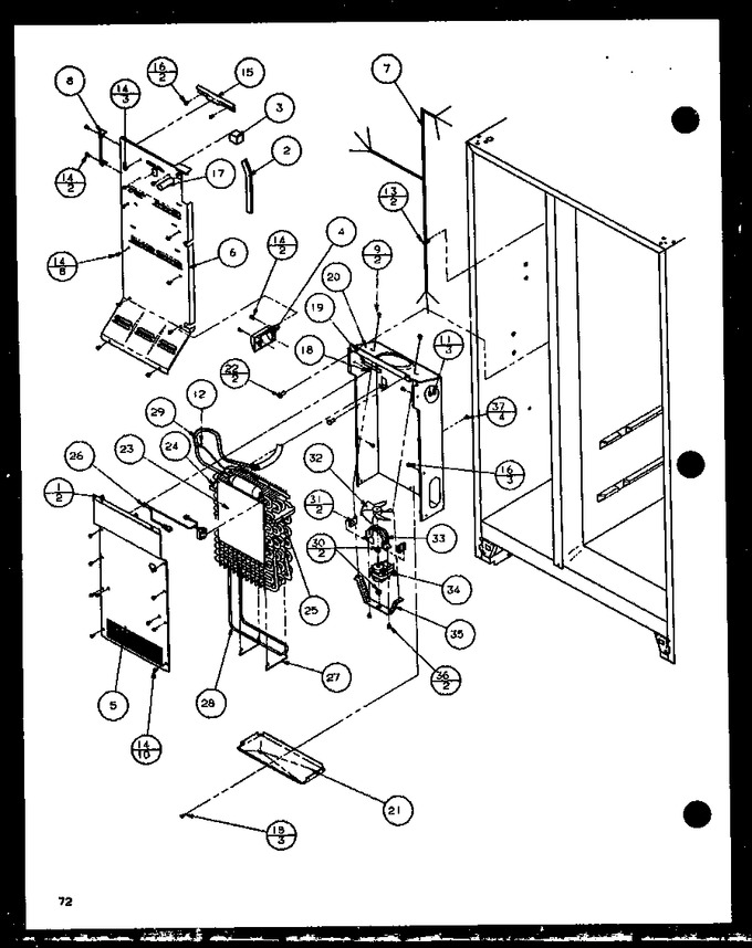 Diagram for 36261 (BOM: P1115702W)
