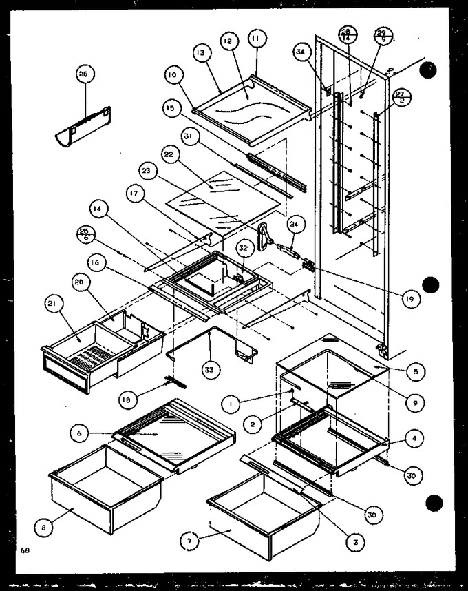 Diagram for 36261 (BOM: P1115702W)