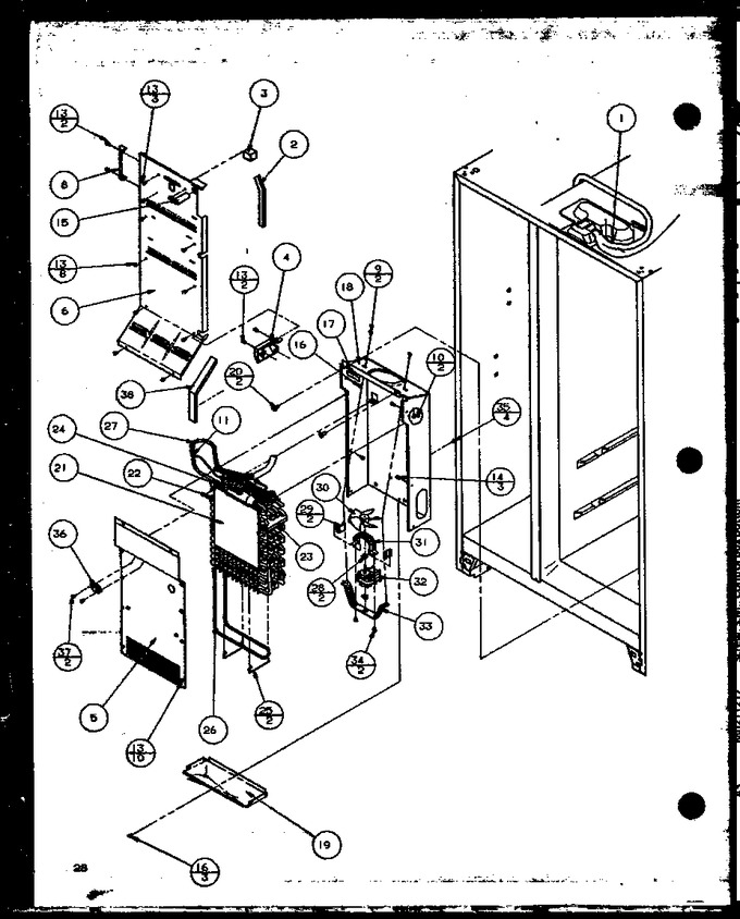 Diagram for 36798 (BOM: P1152602W L)