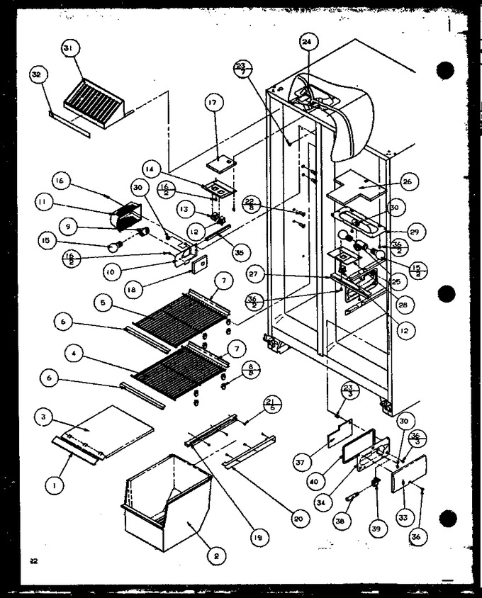 Diagram for 36518 (BOM: P1121604W L)