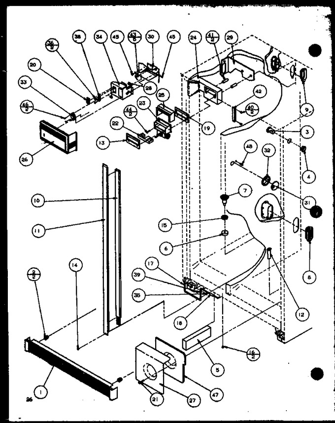 Diagram for 36521 (BOM: P1121601W W)