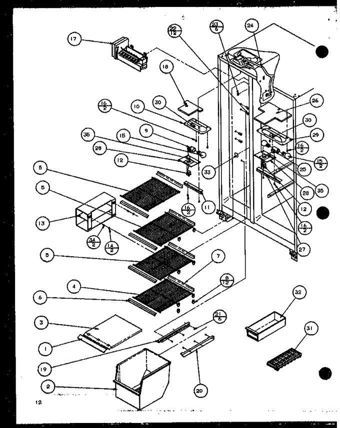 Diagram for 36558 (BOM: P1108803W)