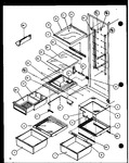 Diagram for 13 - Ref Shelving And Drawers