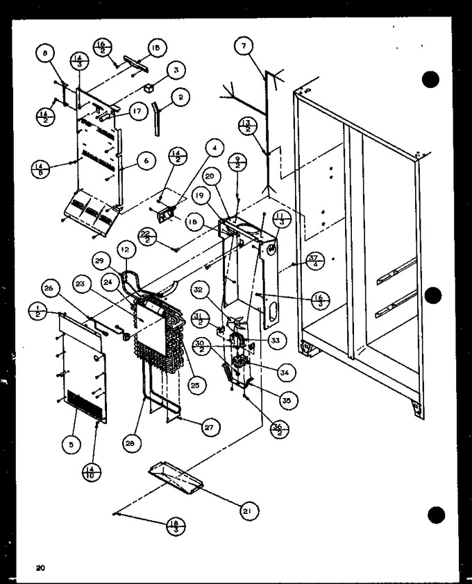 Diagram for 36561 (BOM: P1115502W)