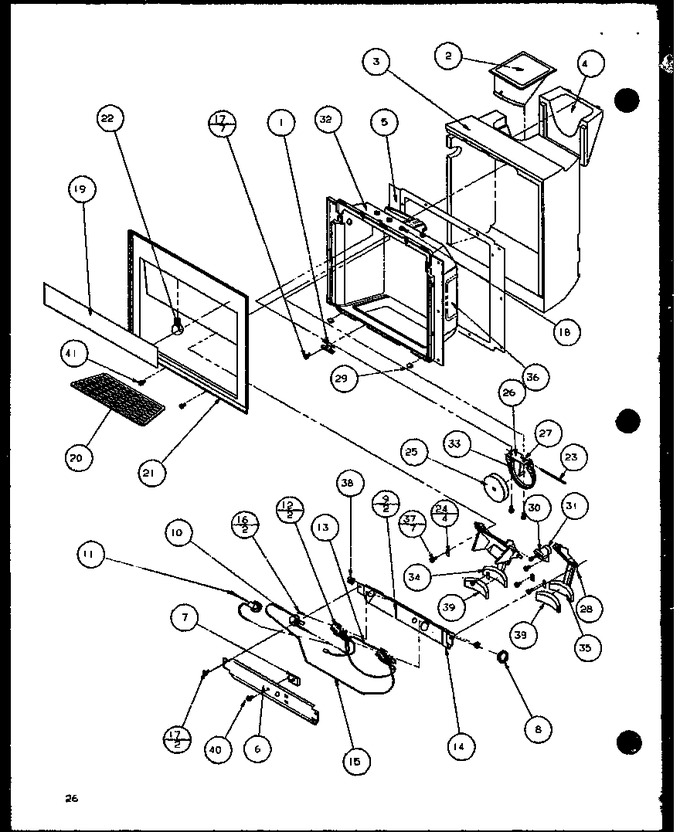 Diagram for 36598 (BOM: P1108404W)