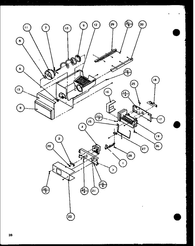 Diagram for 36598 (BOM: P1108404W)