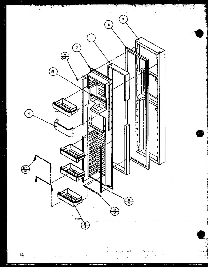 Diagram for 36761 (BOM: P1135802W W)