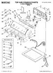 Diagram for 01 - Top And Console Parts