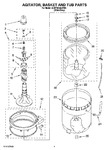 Diagram for 03 - Agitator, Basket And Tub Parts