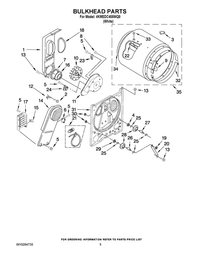 Diagram for 4KMEDC405WQ0