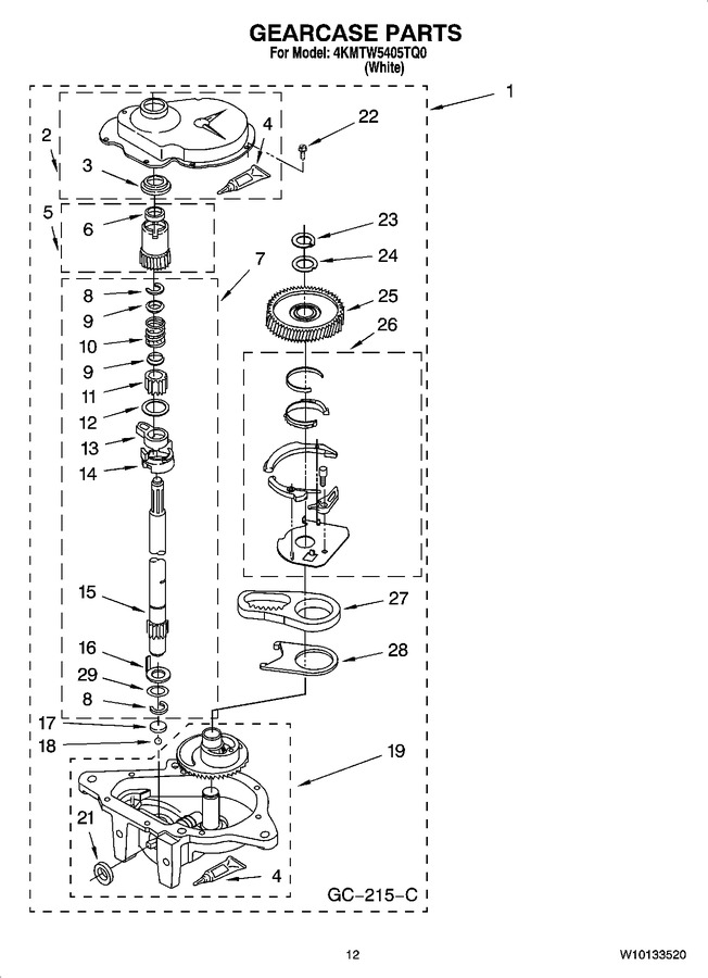 Diagram for 4KMTW5405TQ0