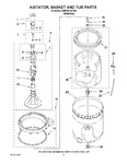 Diagram for 03 - Agitator, Basket And Tub Parts