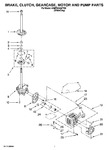 Diagram for 04 - Brake, Clutch, Gearcase, Motor And Pump Parts