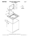 Diagram for 01 - Top And Cabinet Parts