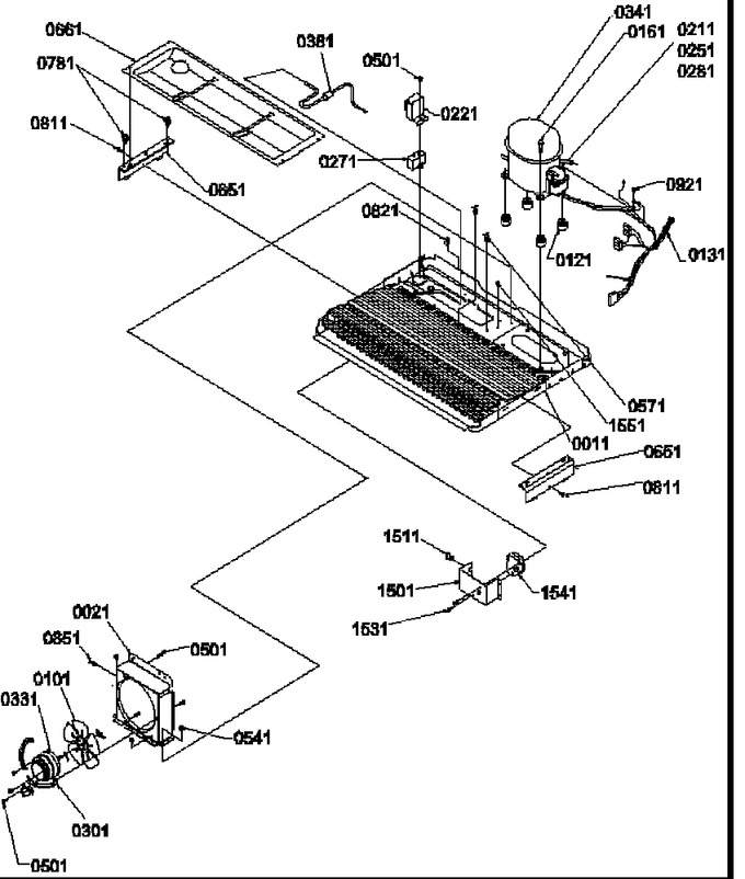 Diagram for 58635 (BOM: P1317501W E)