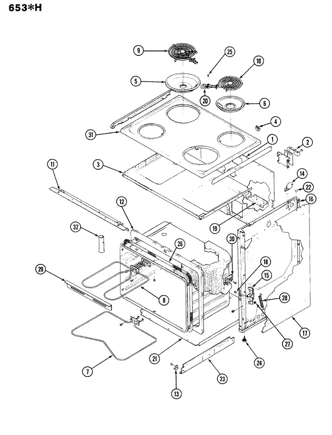 Diagram for 653WH-HV