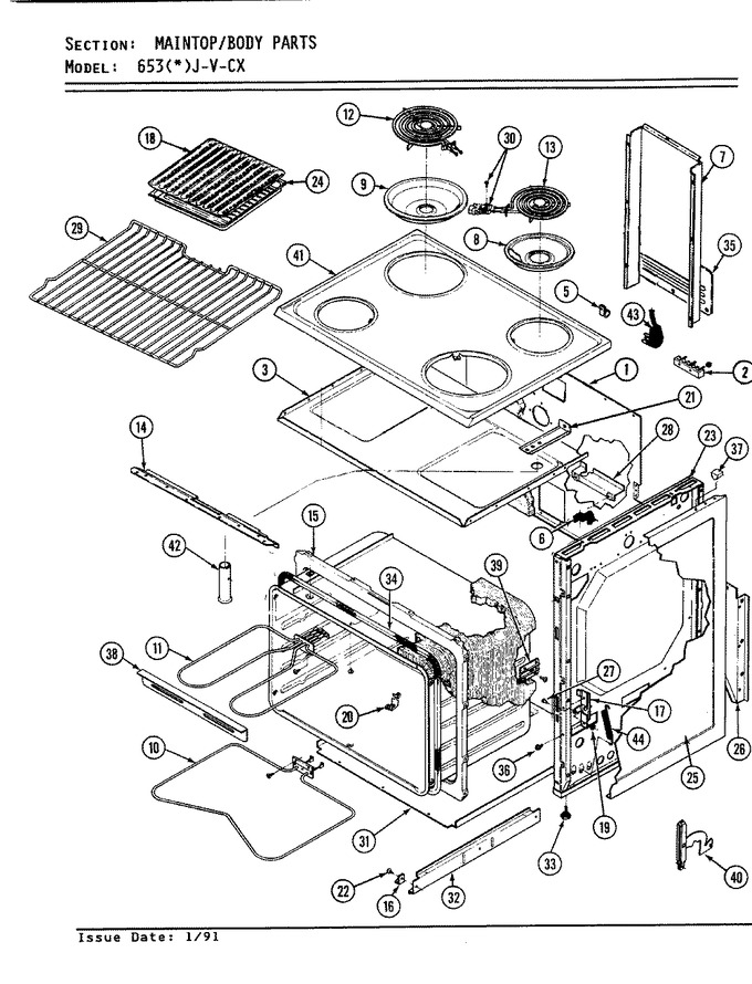 Diagram for 653AJ-V-CX