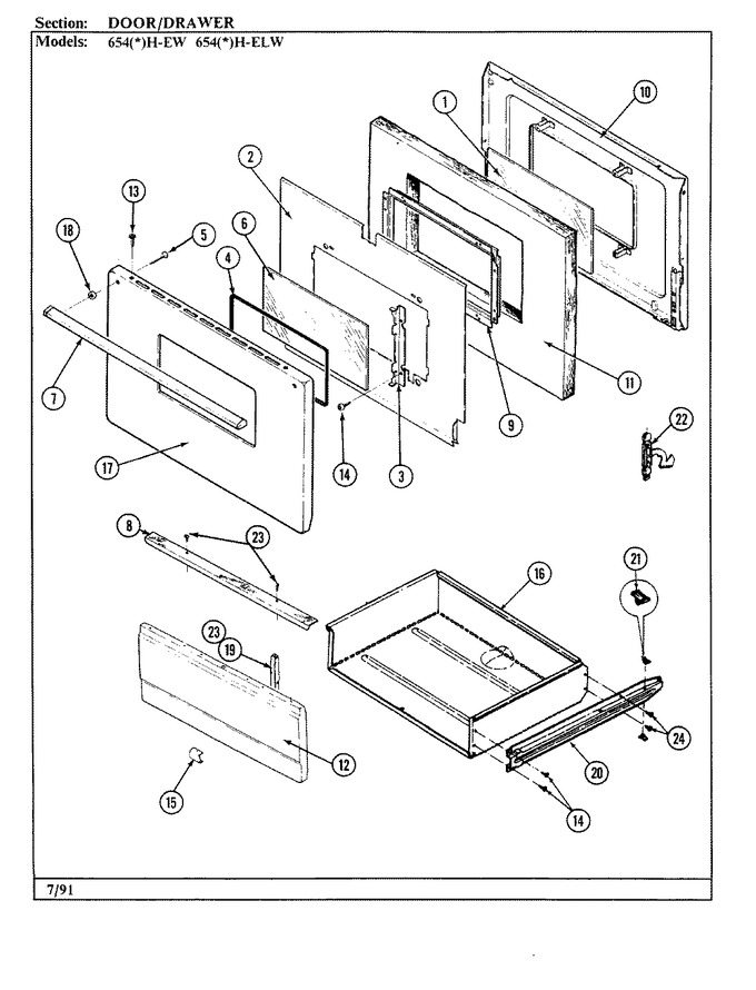 Diagram for 654AH-EW