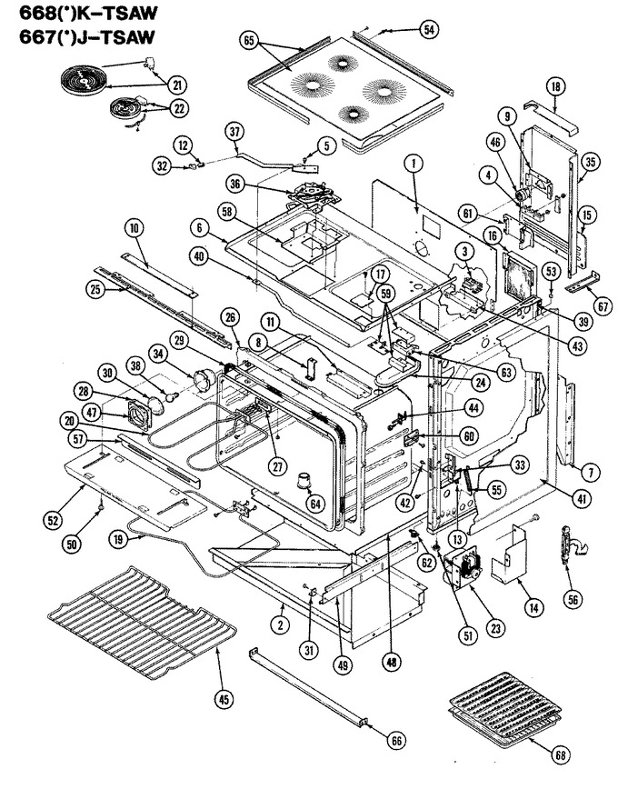 Diagram for 667WJ-TSAW