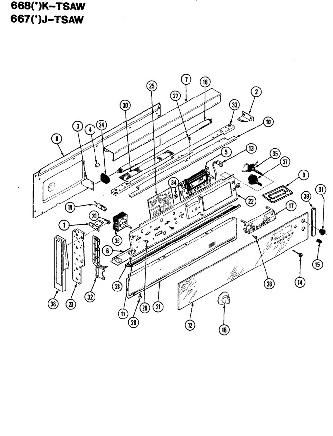 Diagram for 667WJ-TSAW