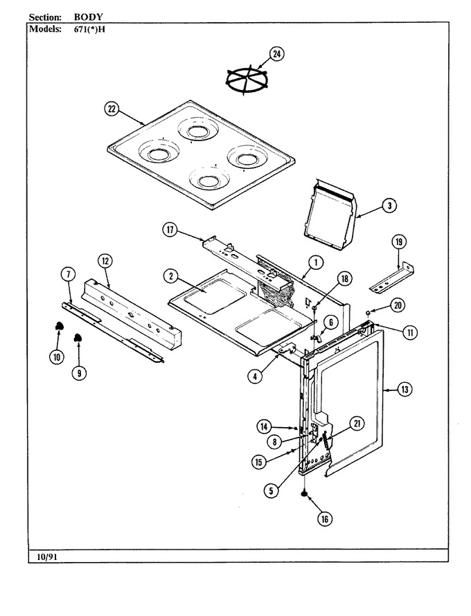 Diagram for 671WH-K