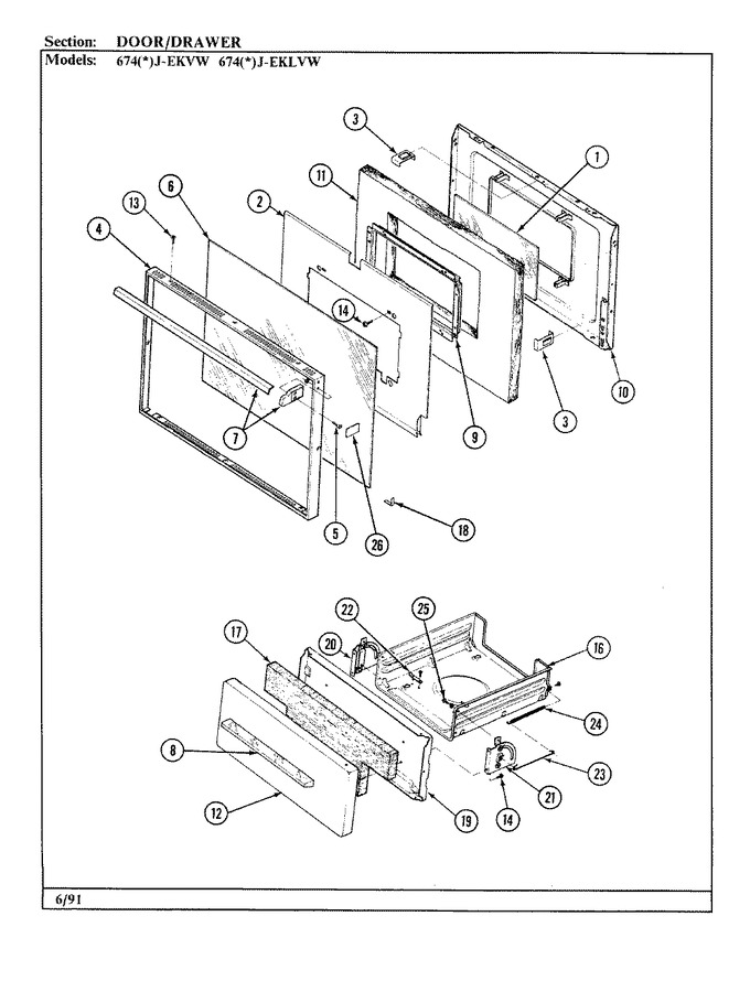 Diagram for 674AJ-EKW