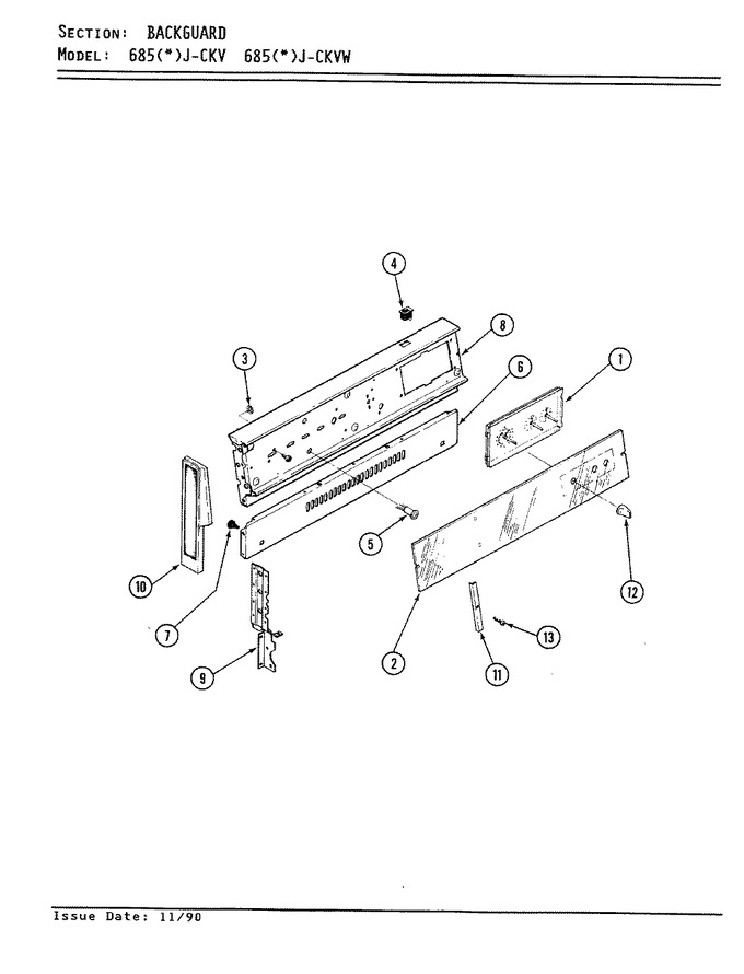 Diagram for 685AJ-CKVW