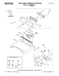 Diagram for 01 - Top And Console Parts