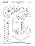 Diagram for 01 - Top And Console Parts