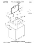 Diagram for 01 - Top And Cabinet Parts
